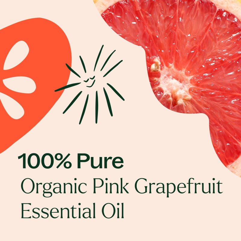 plant therapy organic pink grapefruit essential oil 853409