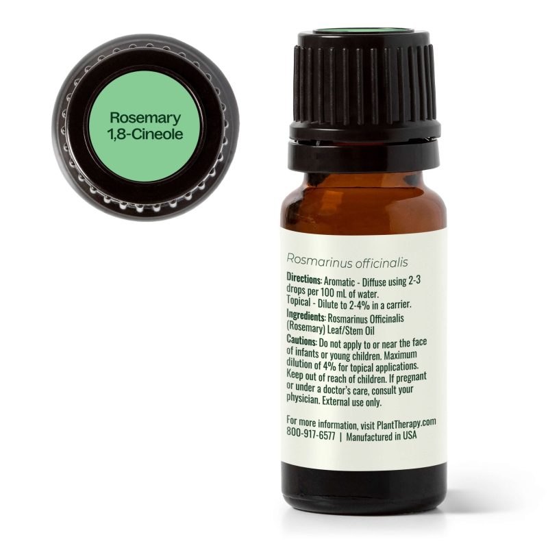 plant therapy organic rosemary 18 cineole essential oil 316462