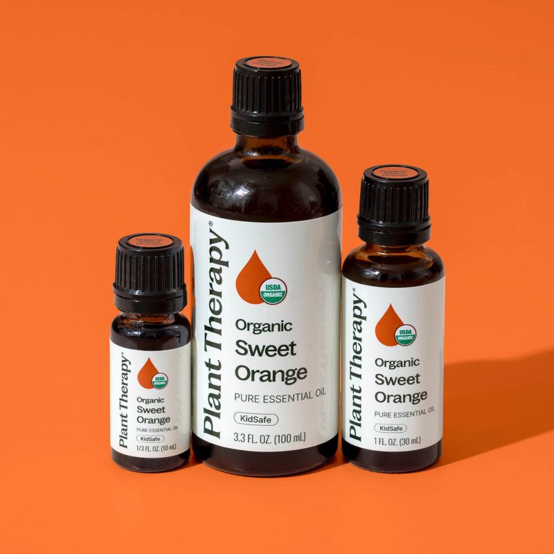 plant therapy organic sweet orange essential oil 390638