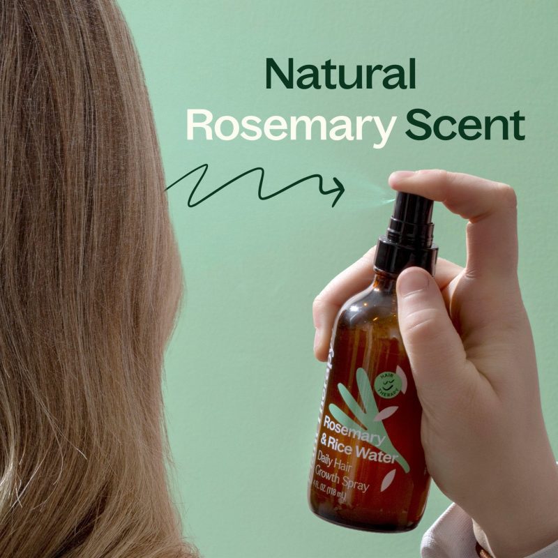 plant therapy rosemary rice water daily hair growth spray 409170