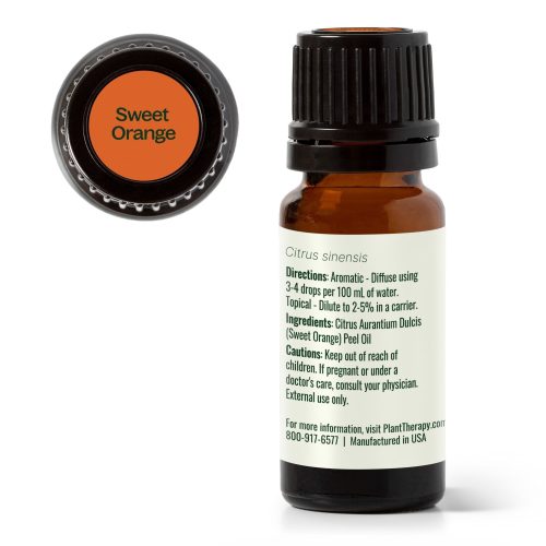 plant therapy sweet orange essential oil 410179