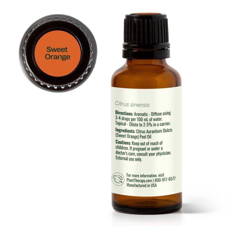 plant therapy sweet orange essential oil 651002