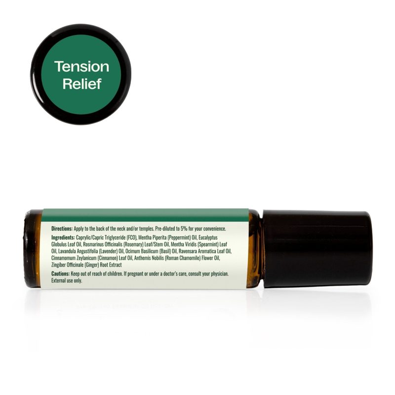 plant therapy tension relief essential oil blend pre diluted roll on 326652