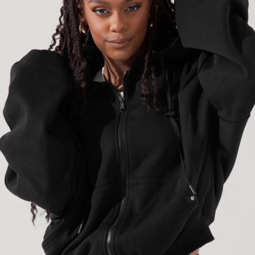 popflex zip cloud hoodie black 846968