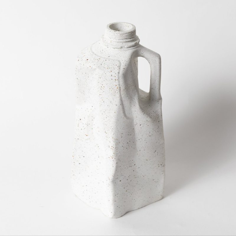 pretticool milk jug vase white terrazzo 477526