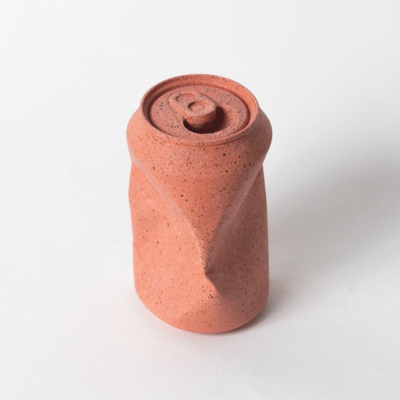 pretticool soda can vase coral terrazzo 831808