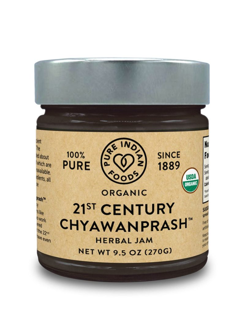 pure indian foods 21st century chyawanprash herbal jam certified organic 95 oz 185154