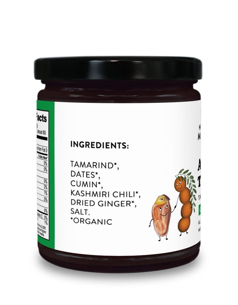 pure indian foods a date with tamarind tamarind date chutney certified organic 105 oz 326449