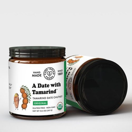 pure indian foods a date with tamarind tamarind date chutney certified organic 105 oz 528641