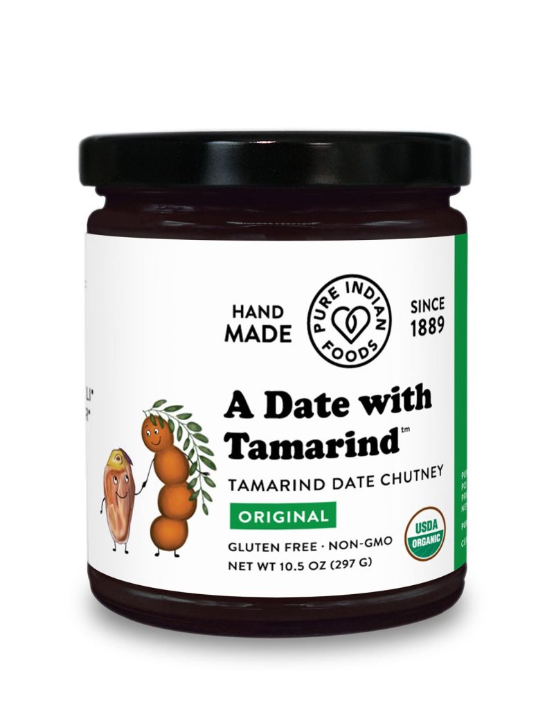 pure indian foods a date with tamarind tamarind date chutney certified organic 105 oz 772735