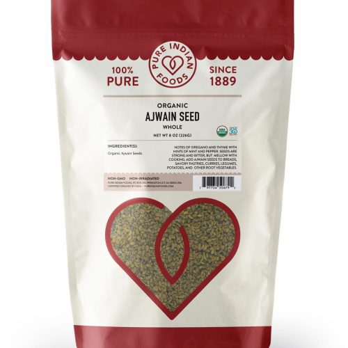 Pure Indian Foods Ajwain Seed, Certified Organic