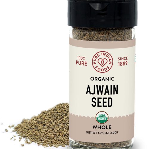 Pure Indian Foods Ajwain Seed, Certified Organic