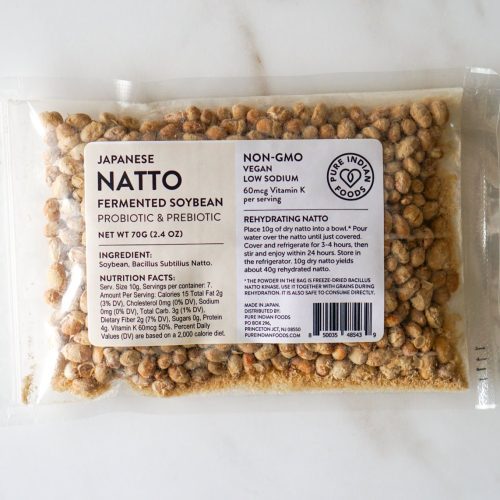 pure indian foods natto freeze dried non gmo 70g 24 oz 644236