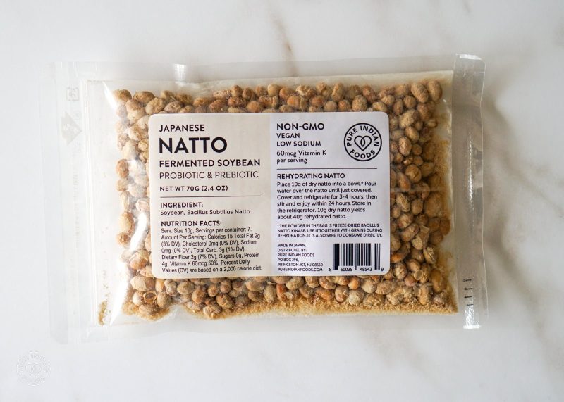 pure indian foods natto freeze dried non gmo 70g 24 oz 644236