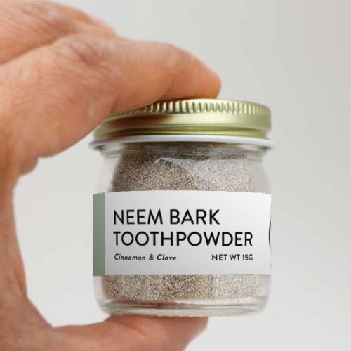 pure indian foods neem bark toothpowder 15g 102361