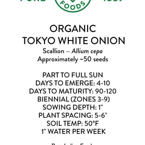 pure indian foods organic tokyo white onion scallions seeds 589752