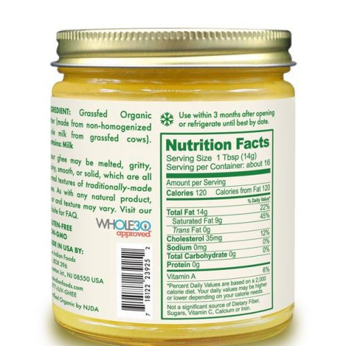 pure indian foods original ghee grassfed certified organic 924809