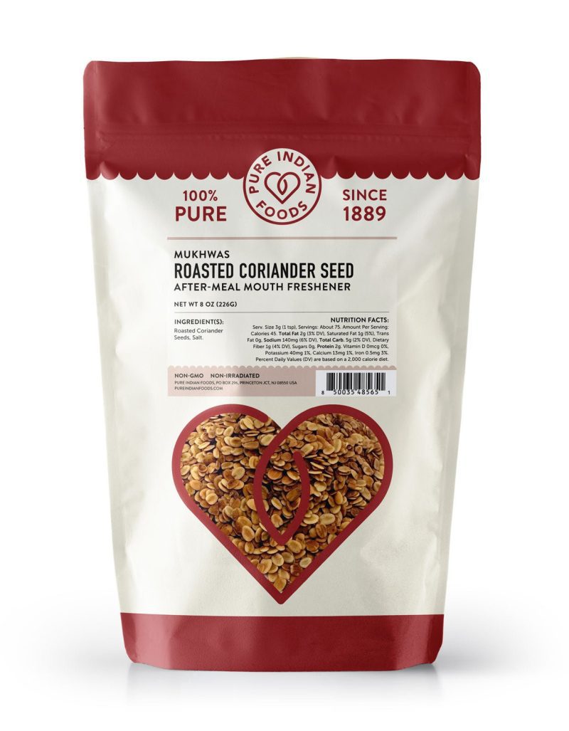 Pure Indian Foods Roasted Coriander Seeds (Dhana Dal)