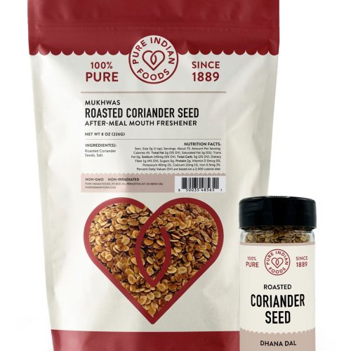 pure indian foods roasted coriander seeds dhana dal 976038