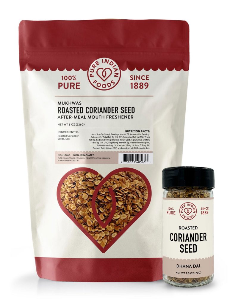 pure indian foods roasted coriander seeds dhana dal 976038