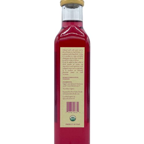 pure indian foods rose syrup certified organic 85 oz 250ml 123643