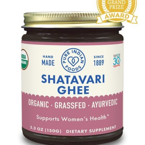 pure indian foods shatavari ghee 53 oz certified organic 918129