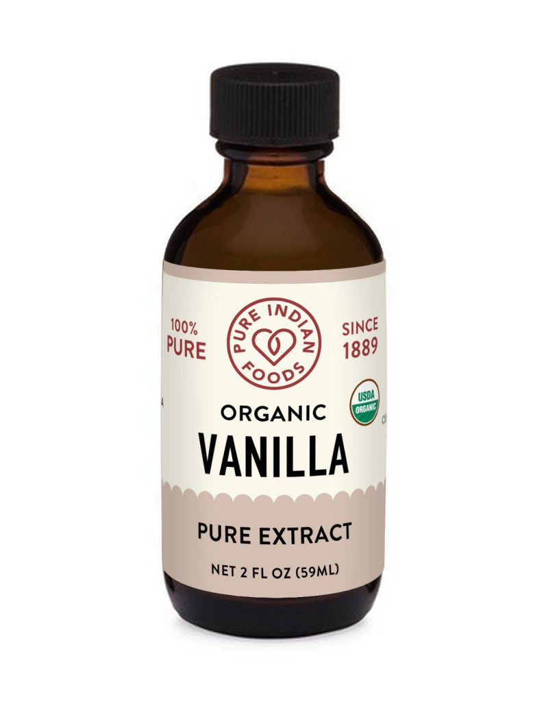 pure indian foods vanilla pure extract certified organic 2 fl oz 711151