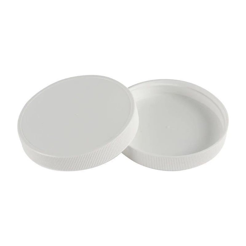 pure indian foods white plastic replacement lid for glass ghee jars fits 288 oz size 796638