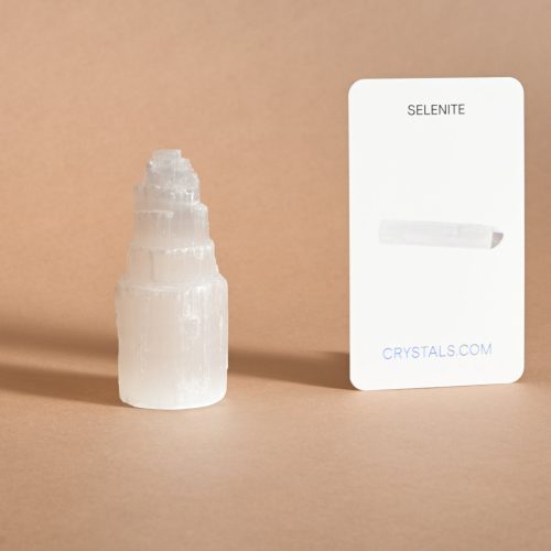 selenite mini tower 4 x2 in 11502