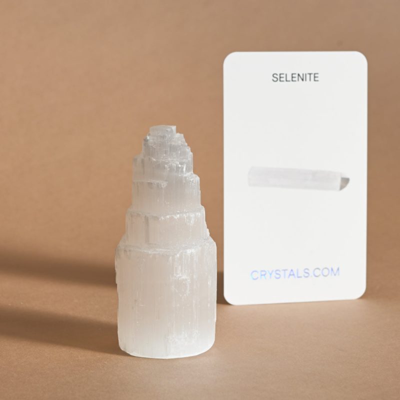 selenite mini tower 4 x2 in 115061