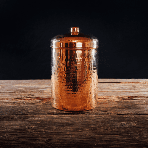 sertodo copper kitchen canisters large set 2 pieces 496433