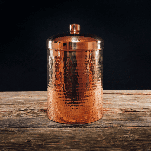 sertodo copper kitchen canisters large set 2 pieces 733918