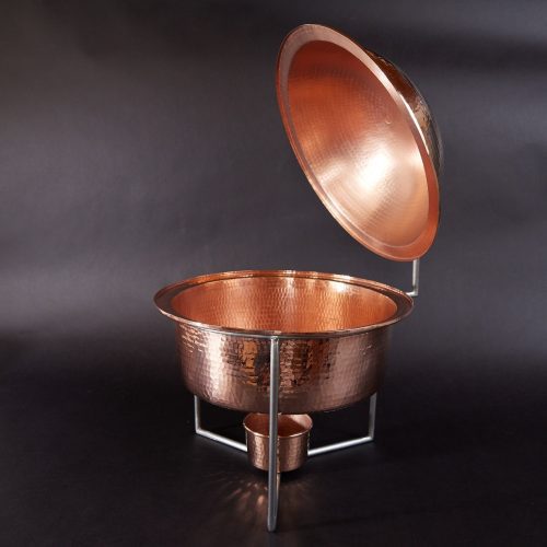 sertodo copper round dome chafers 856289