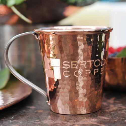 sertodo pure copper mule mug stainless steel handle 18 oz 974931