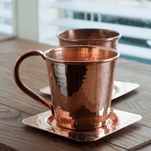 sertodo solid copper mule mug copper handle 12 oz 344276