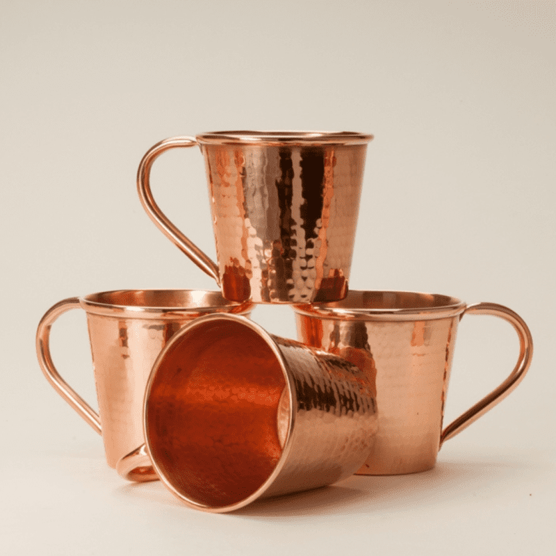 sertodo solid copper mule mug copper handle 12 oz 764696