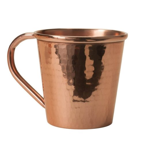 sertodo solid copper mule mug copper handle 18 oz 893447