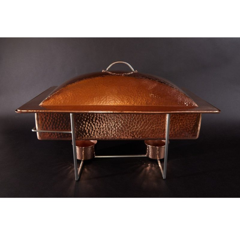 sertodo syracuse rectangular copper chafer 8 qt 515179