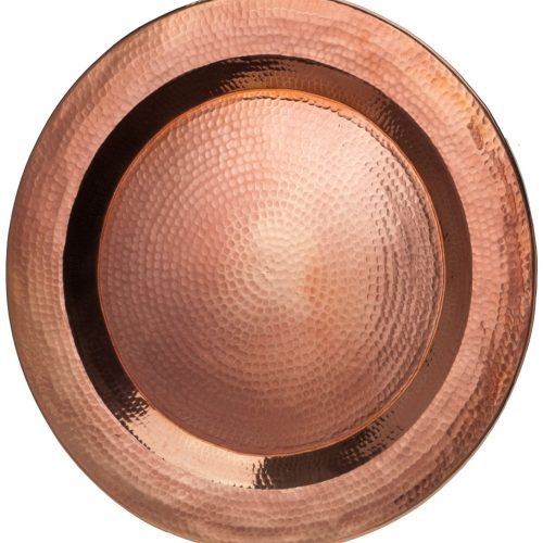 sertodo thessaly 12 copper charger plate 511197