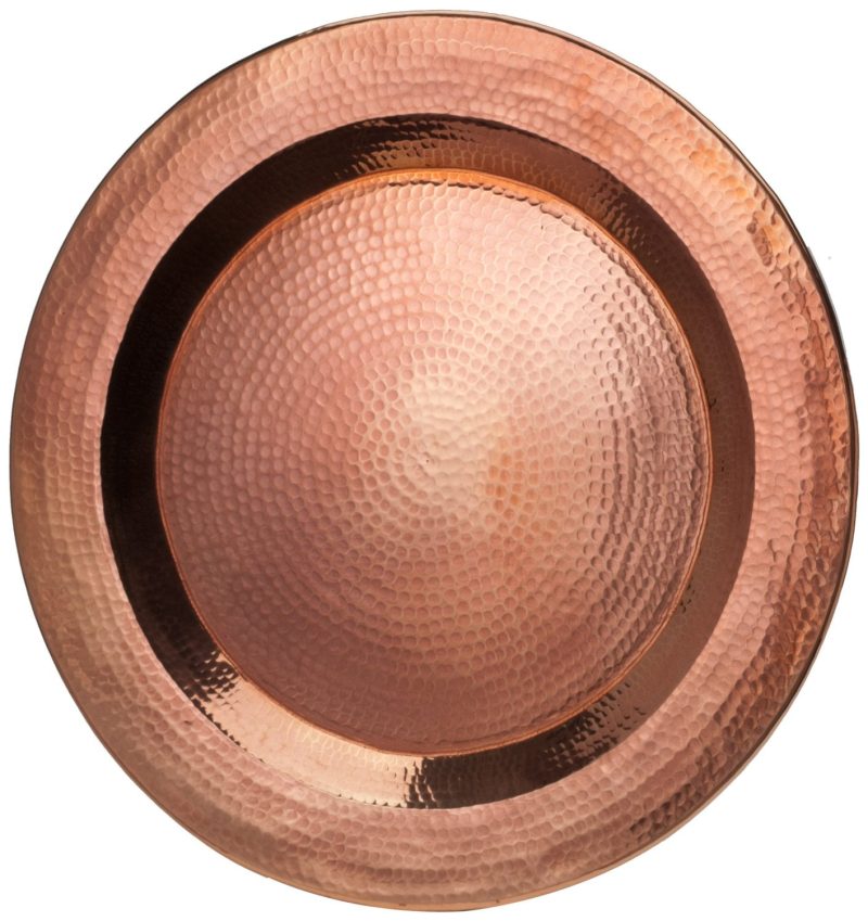 sertodo thessaly 12 copper charger plate 511197