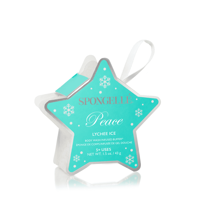 spongelle peace holiday star ornament 917521