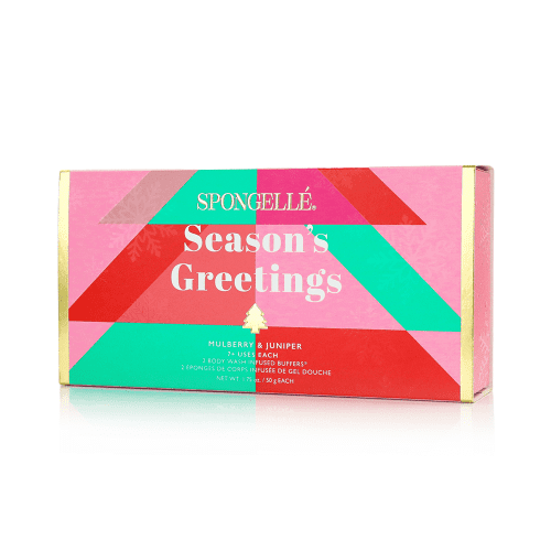 spongelle seasons greetings holiday tree gift set 538634