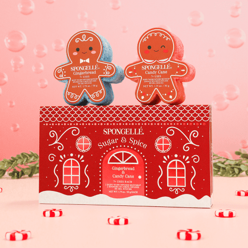 spongelle sugar spice holiday gingerbread gift set 189311