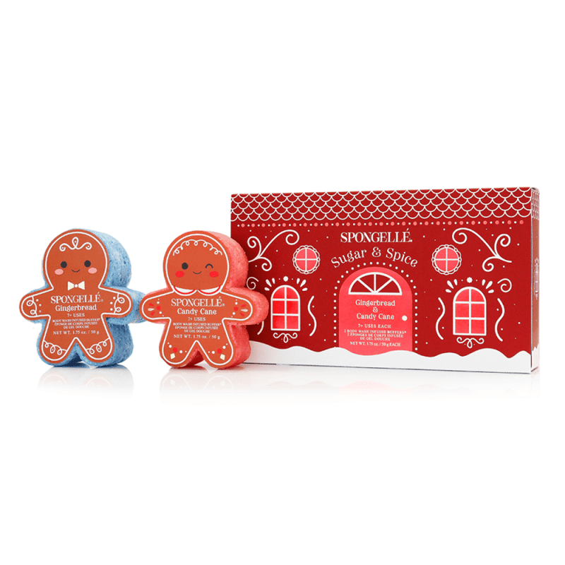 spongelle sugar spice holiday gingerbread gift set 254137