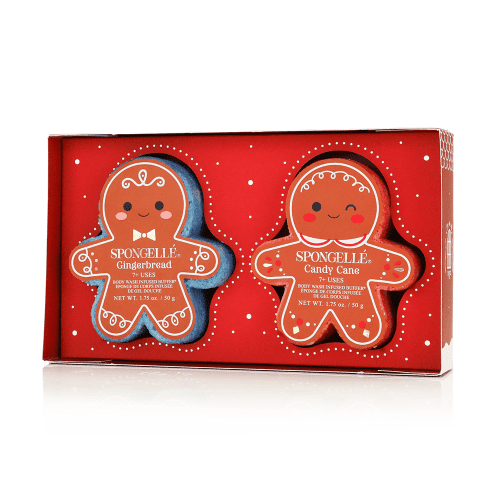 spongelle sugar spice holiday gingerbread gift set 616667