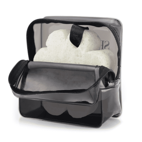 spongelle travel case black 675375