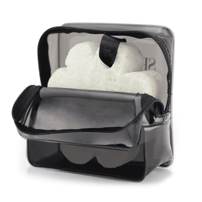 spongelle travel case black 812967