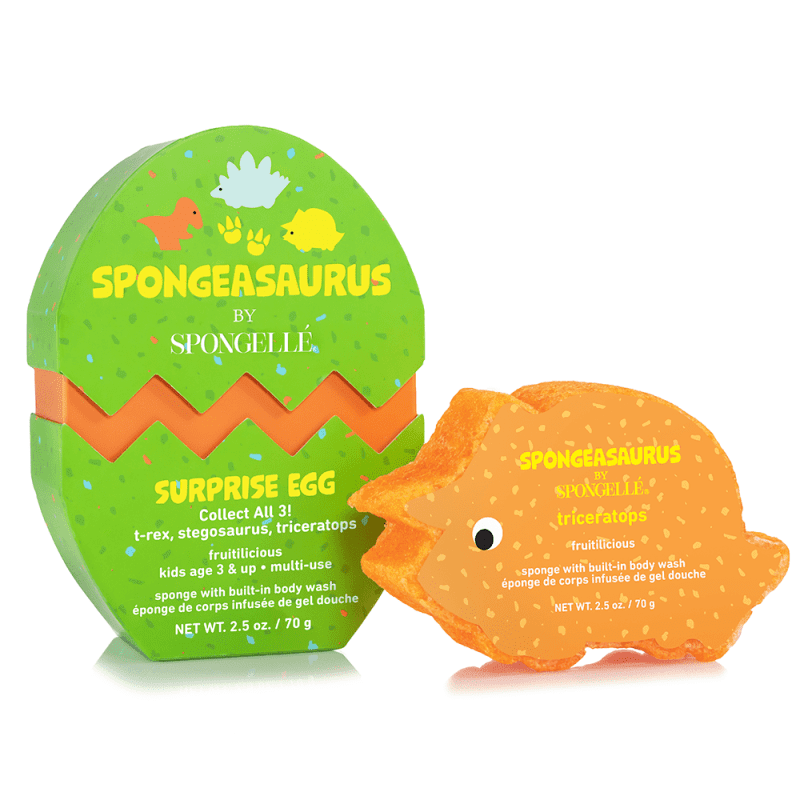 spongelle triceratops dinosaur buffer 755371