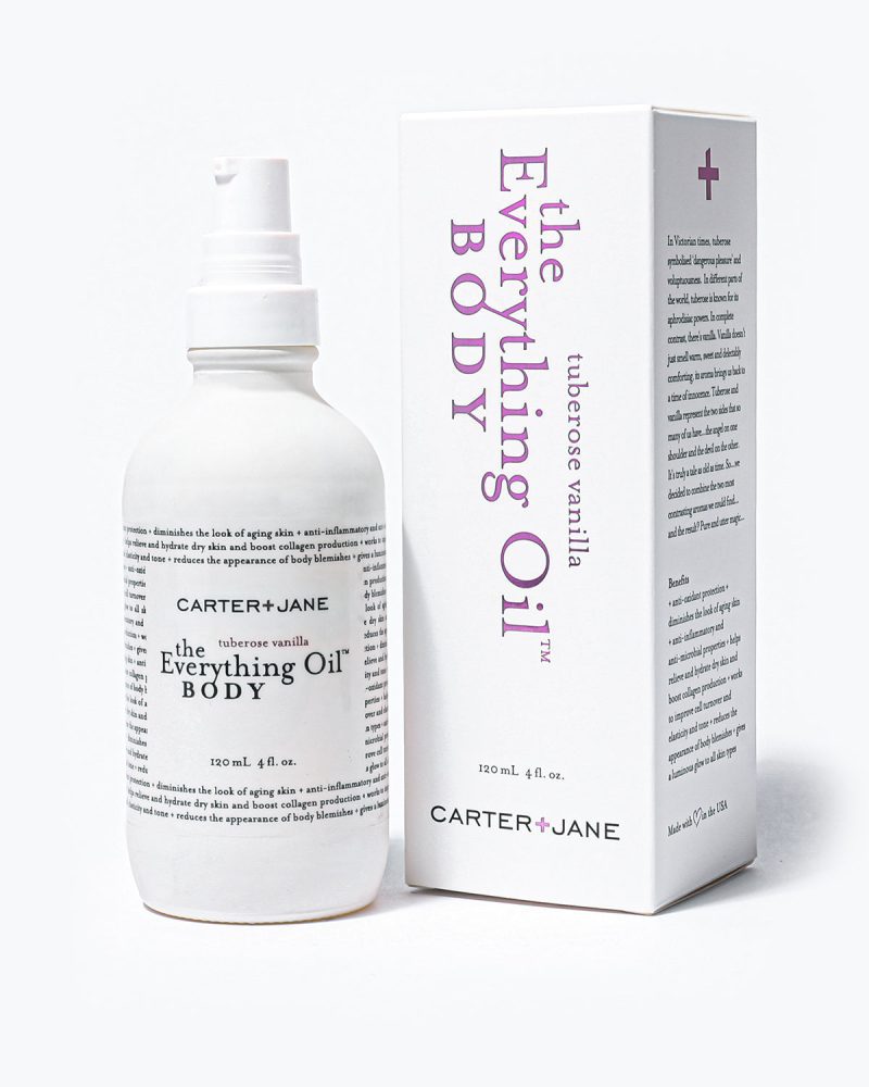 tuberose vanilla body oil carter and jane