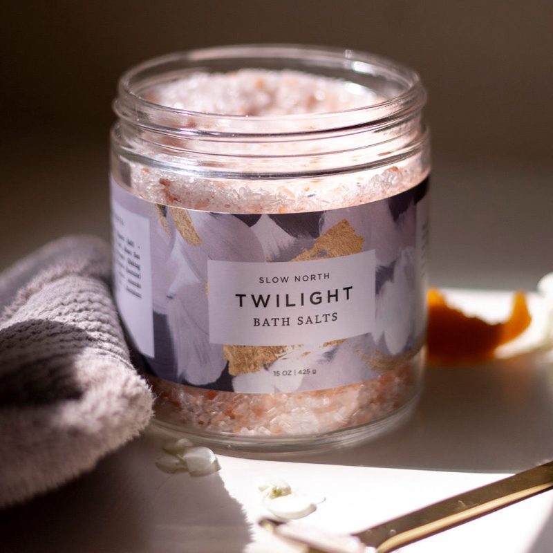 twilight bath salt jar slow north 3